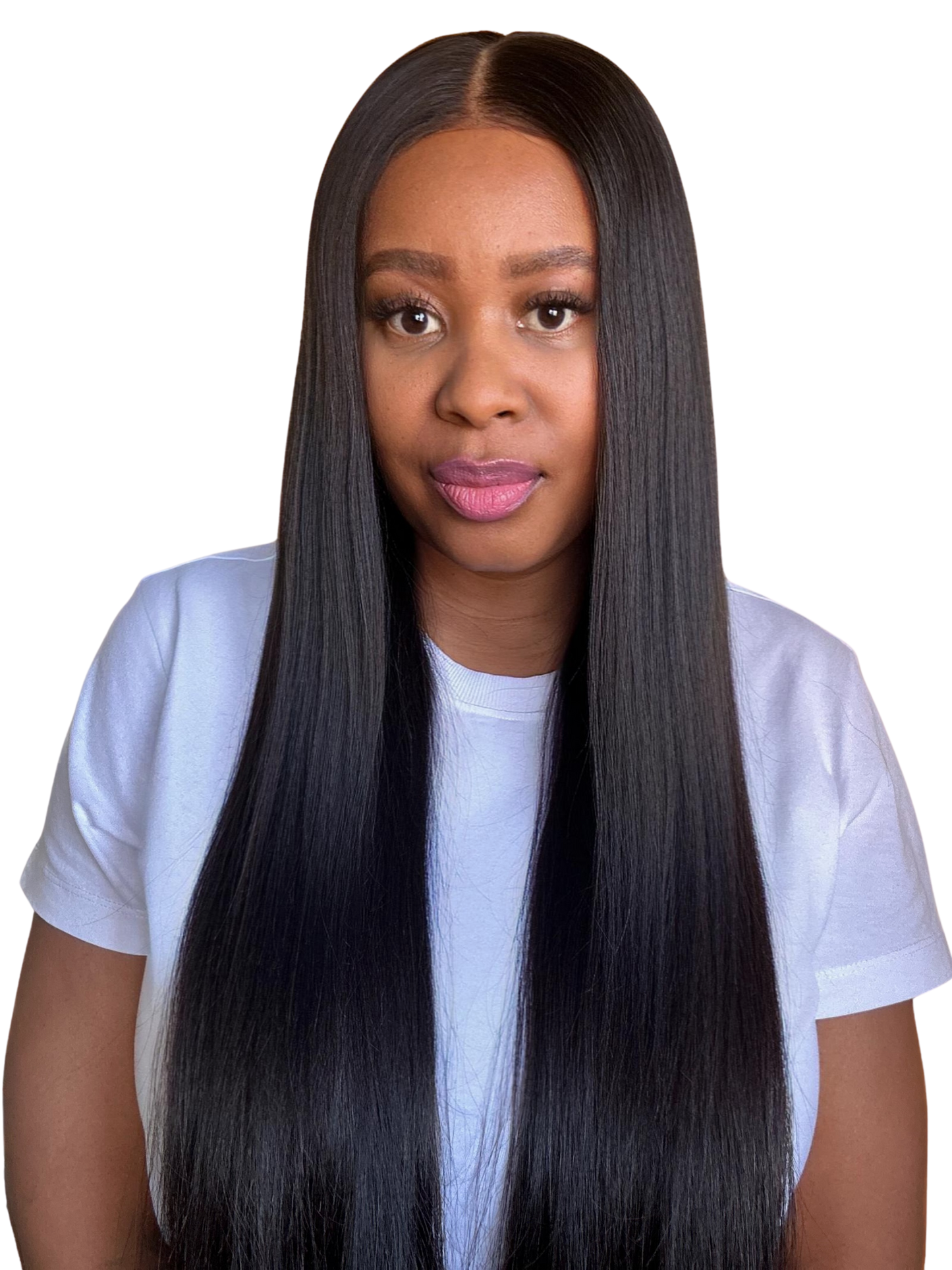 26" Bone Straight Brazilian 6X5 Wear and Go Closure Wig