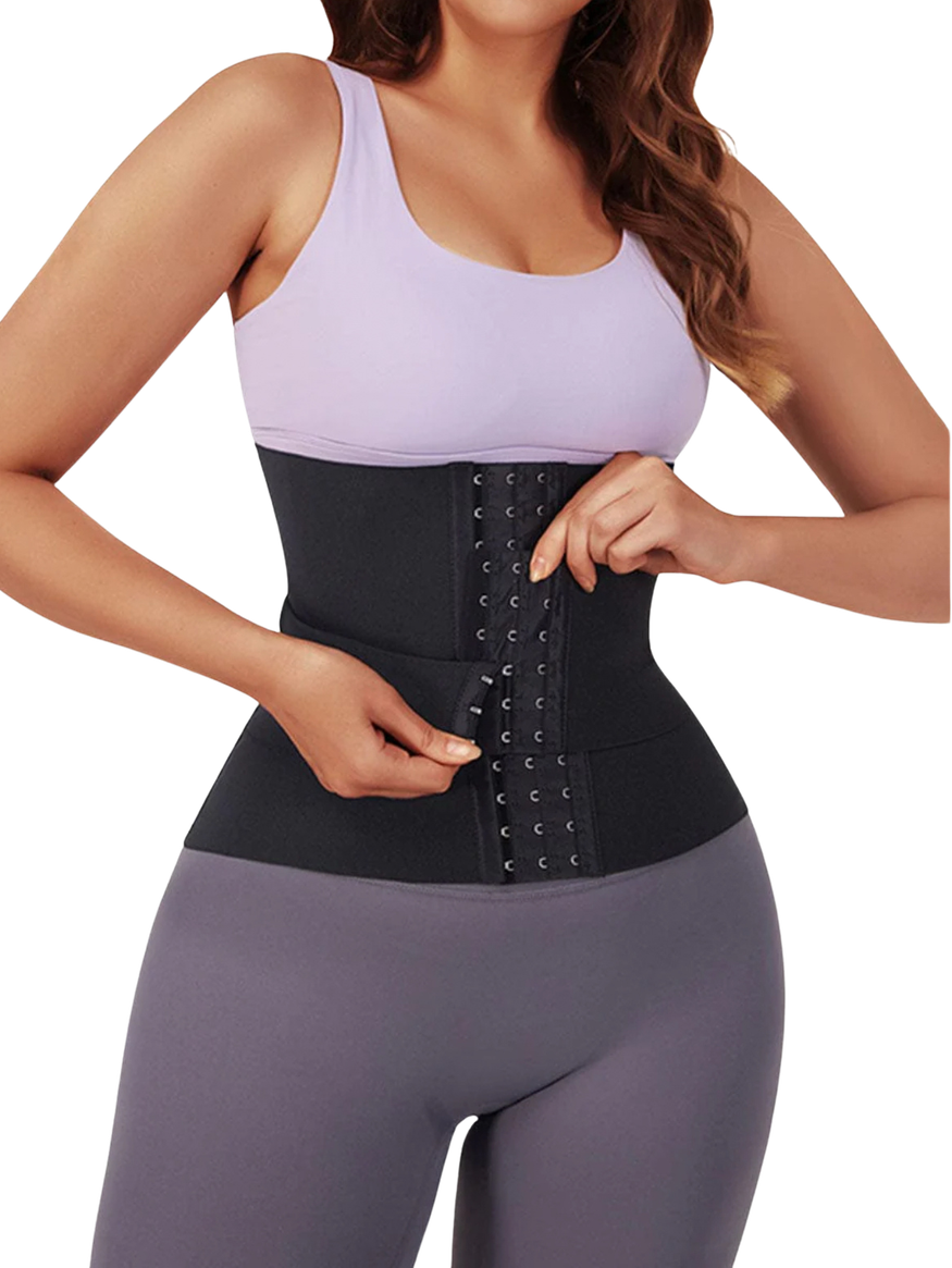 Segmented Waist Trainer Abdominal Binder Latex Tummy Wrap